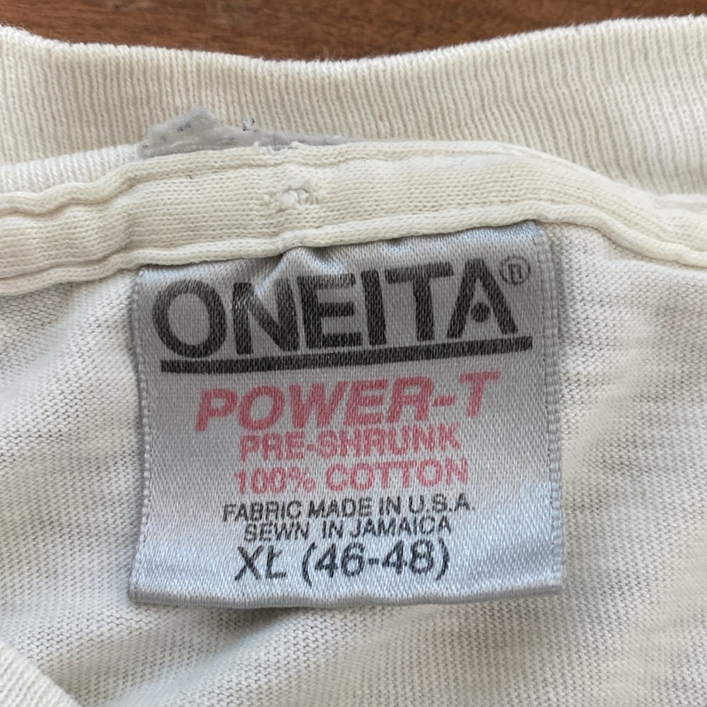 Vintage Oneita White Flying Toaster Berkley System Software Graphic T-Shirt XL - Picture 7 of 7
